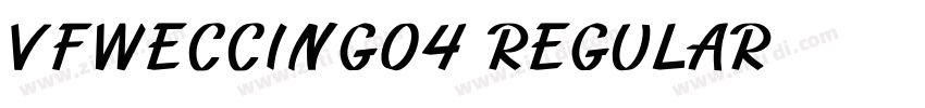 VfWedding04 Regular字体转换